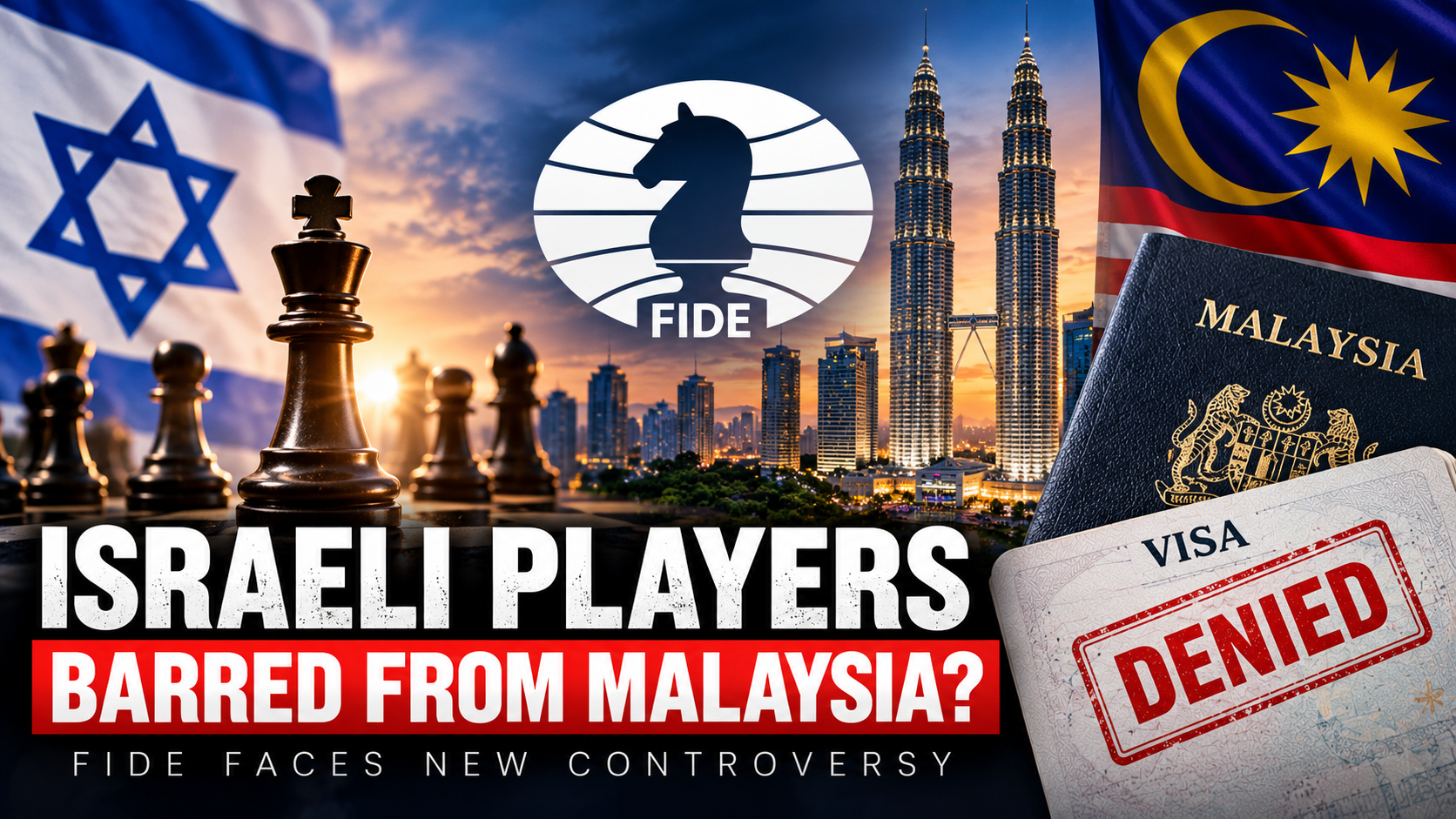 Israeli Players Barred from Amateur Chess Championships in Malaysia