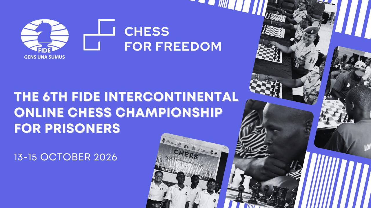 Record Participation at 6th Intercontinental Online Chess Championship for Prisoners