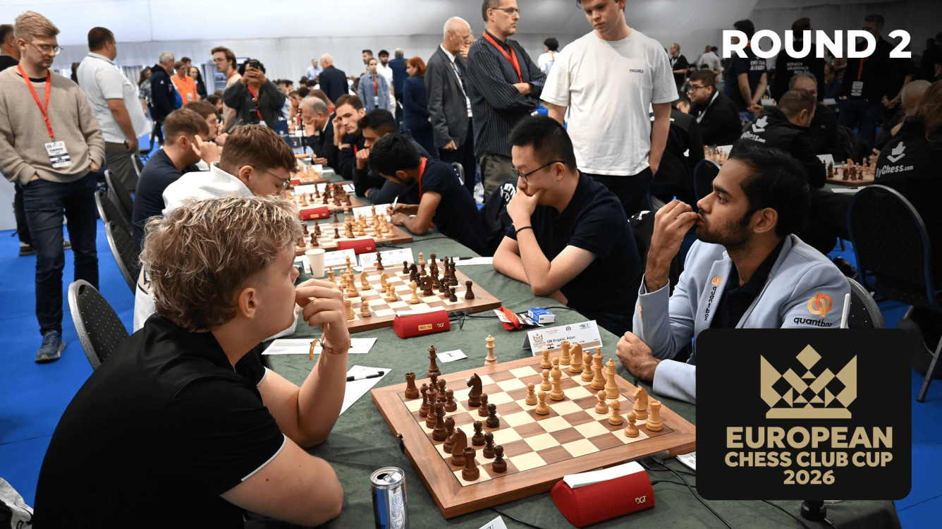 Favorites Dominate in Round 2 of European Chess Club Cup